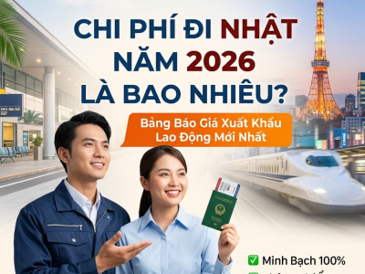 Chi Phí Đi Nhật 2026 Hết Bao Nhiêu Tiền? Bóc Tách Bảng Chi Phí XKLĐ Nhật Bản