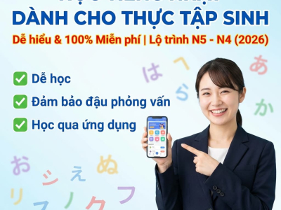 Lộ Trình Học Tiếng Nhật Cho Thực Tập Sinh Từ Con Số 0 (Miễn Phí 2026)