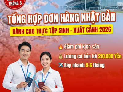 Tổng Hợp Đơn Hàng Nhật Bản Tháng 3/2026: Nắm Bắt Cơ Hội TTS Lương Cao